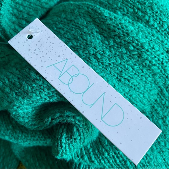 Abound NWT Green Long Sleeve Sweater - Picture 6 of 6